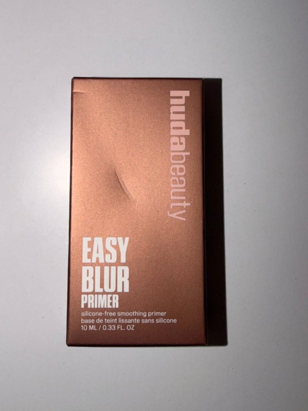 Huda Beauty Easy Blur Primer Bronze Fudge 10 mL NIB